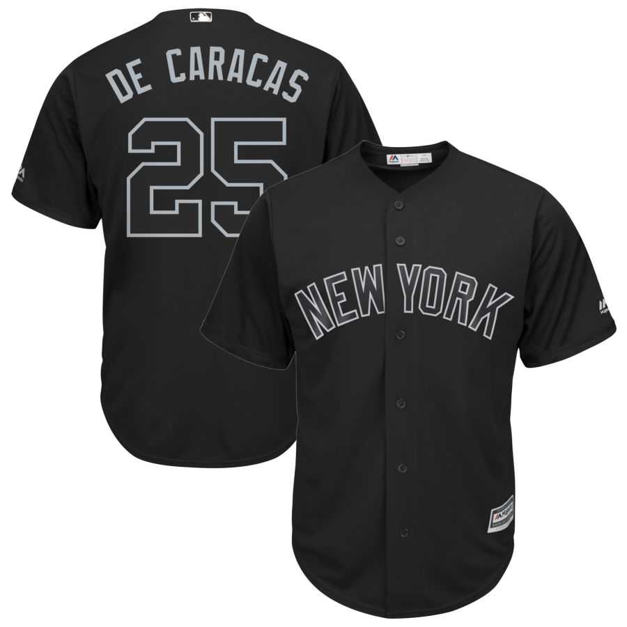 Yankees 25 Gleyber Torres De Caracas Black 2019 Players' Weekend Player Jersey Dzhi,We sell and wholesale Yankees 25 Gleyber Torres De Caracas Black 2019 Players' Weekend Player Jersey Dzhi on line form chian!